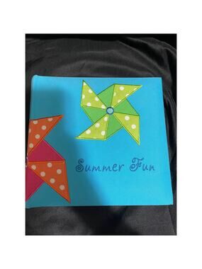 Fetco Summer Fun Fabric Covered Photo Album / Scrap Book